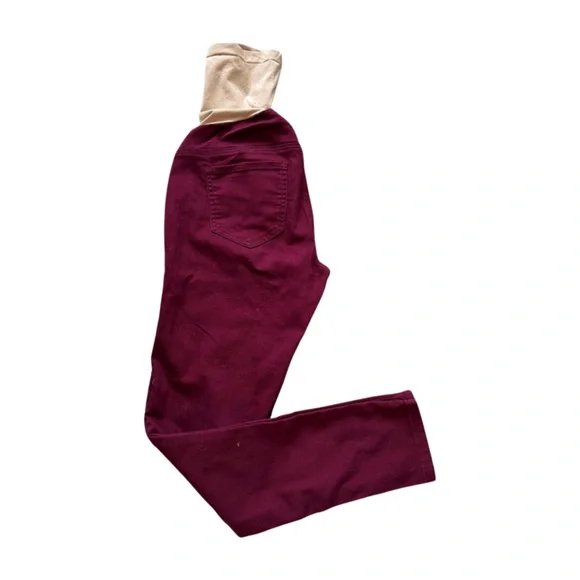 Women’s Red Maternity Pants - Picture 2 of 2
